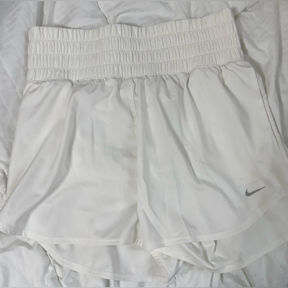 Nike Women's White Athletic Shorts